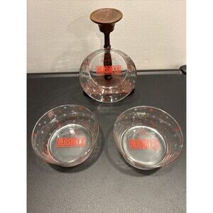 Hershey's Christmas Trio Bowls Holiday Dishes For Snacks Dipping Sauces Candy 3